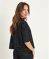 OUI bouclé lurex top