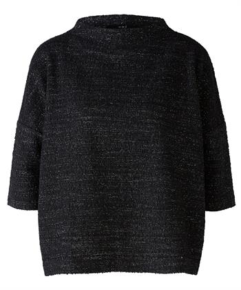 OUI bouclé lurex top