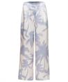 OUI broek silky palazzo broek palmbomen