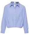 OUI cropped blouse strepen