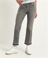 OUI cropped jeans met studs op band