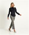 OUI cropped jeans met studs op band