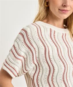 OUI fancy gebreide trui lurex