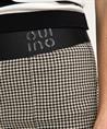 OUI flared broek pied-de-poule