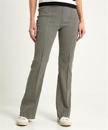 OUI flared broek pied-de-poule