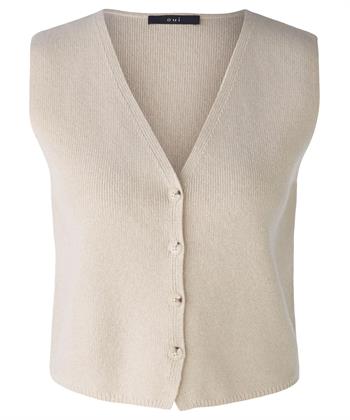 OUI gebreid gilet met knopen