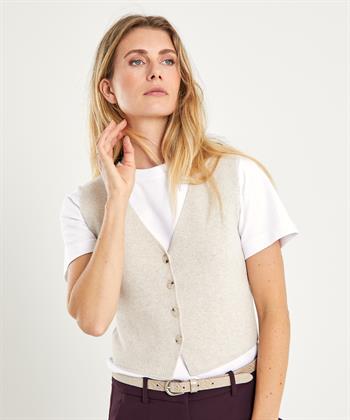 OUI gebreid gilet met knopen