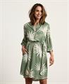 OUI jurk silky bladprint