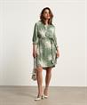 OUI jurk silky bladprint
