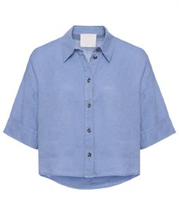 OUI linnen blouse kort