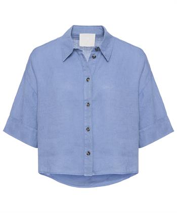 OUI linnen blouse kort