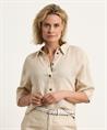 OUI linnen korte blouse