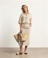 OUI linnen korte blouse