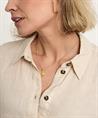 OUI linnen korte blouse