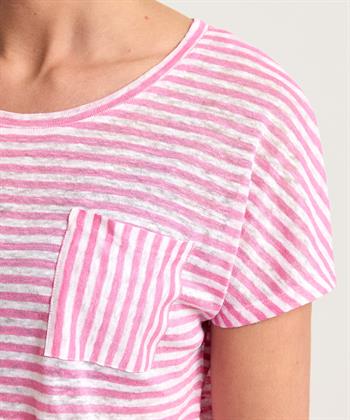 OUI linnen shirt streepje