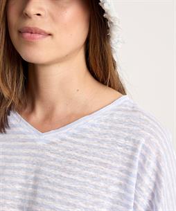 OUI linnen shirt strepen