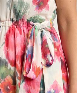OUI maxi strokenjurk bloemen