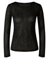 OUI mesh top lurex plooitjes
