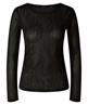 OUI mesh top lurex plooitjes