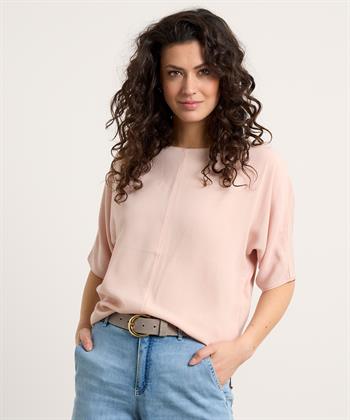 OUI oversized shirt crepe voorkant