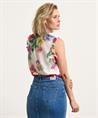 OUI plissé blouse bloemen