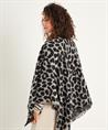 OUI poncho jacquard panter