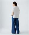 OUI poplin blouse strass kraag