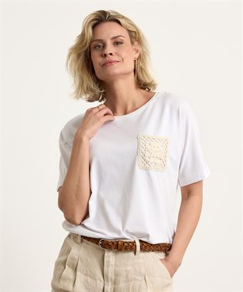 OUI shirt gehaakt borstzakje