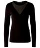 OUI shirt mesh hals