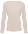 OUI shirt met schouderplooi lurex