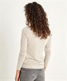 OUI shirt met schouderplooi lurex