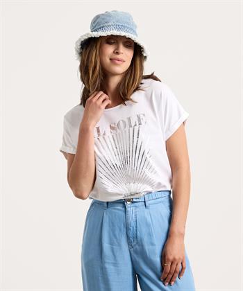OUI shirt metallic opdruk