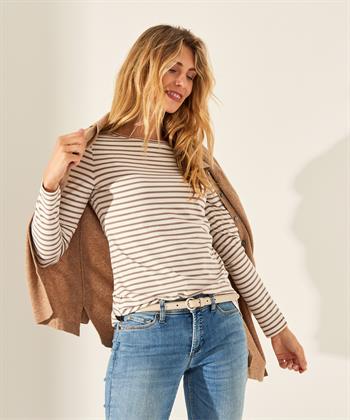 OUI shirt strepen lange mouw
