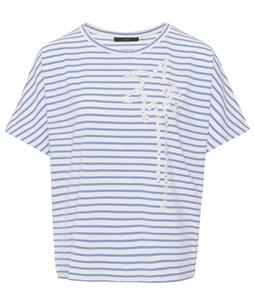 OUI shirt strepen palmboom