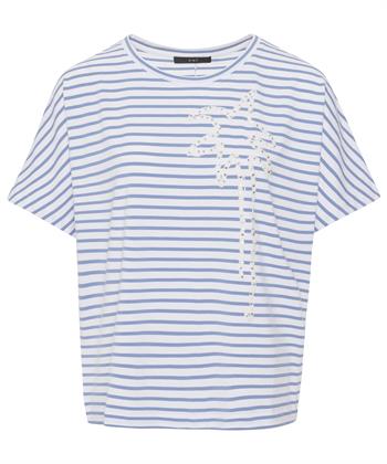 OUI shirt strepen palmboom