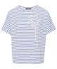 OUI shirt strepen palmboom