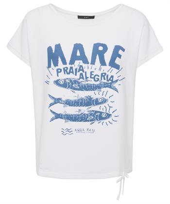 OUI shirt vissen strass