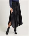 OUI silky asymmetrische plissé rok