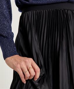 OUI silky asymmetrische plissé rok