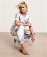 OUI silky blouse palmbomen