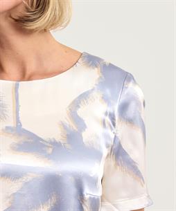 OUI silky blouse palmbomen
