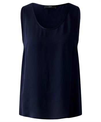 OUI silky mouwloze blouse