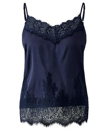 OUI silky top kant spaghetti bandjes