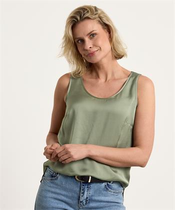 OUI silky top mouwloos