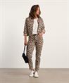 OUI slim fit jeans cropped panterprint