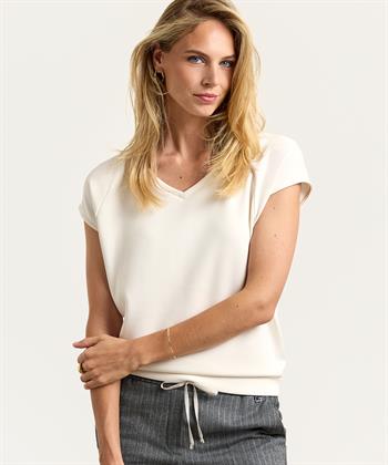 OUI soft-feel shirt V-hals