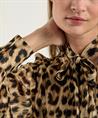 OUI strik blouse panterprint lurex
