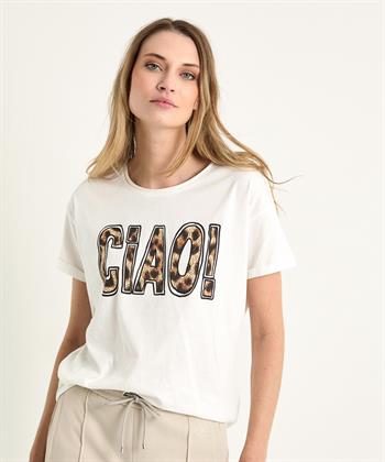OUI T-shirt Ciao strass