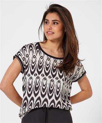 OUI top aztek print