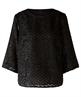 OUI top zigzag motief lurex franje